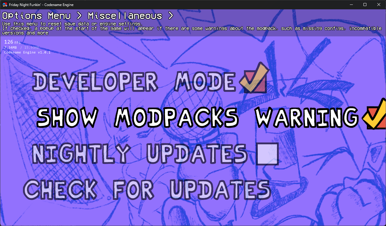 Developer Options